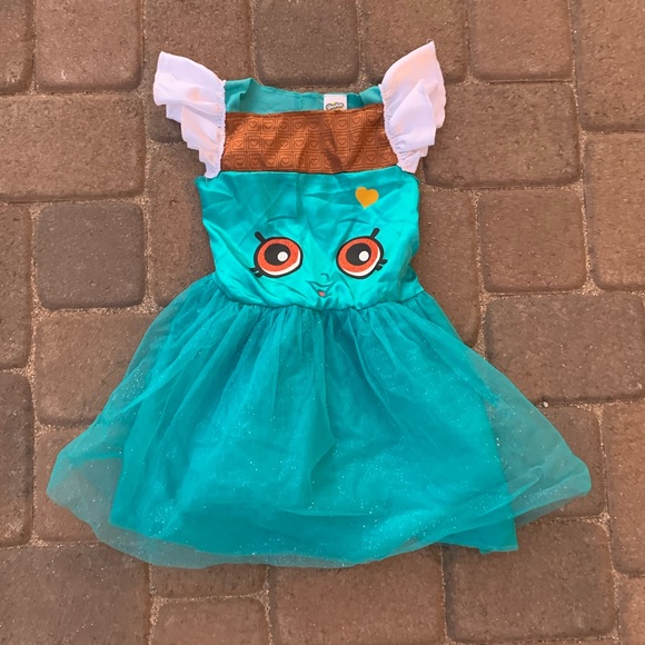 Halloween Shopkins Costumes Kids Girl's Cheeky Chocolate Shopkins Costume   Tee Jay Traders
